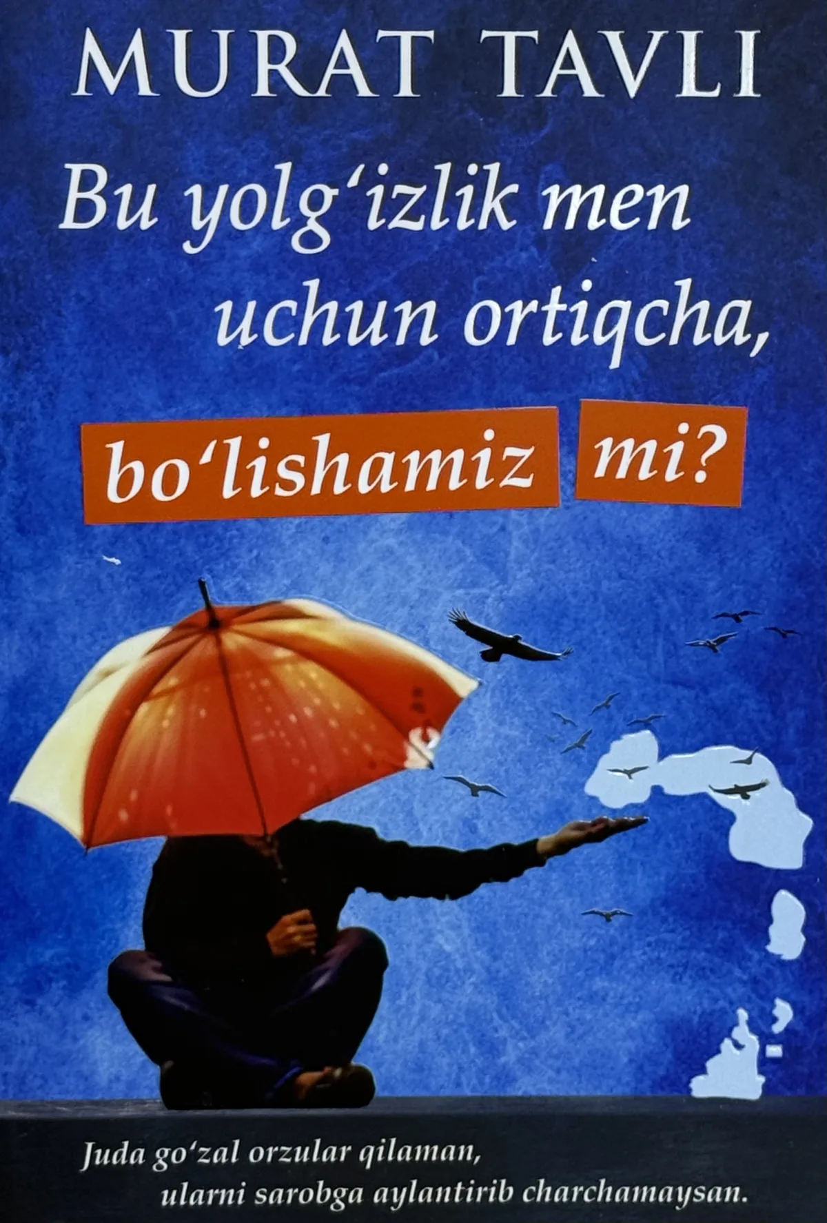 Bu yolg'izlik men uchun ortiqcha, bo'lishamizmi?
