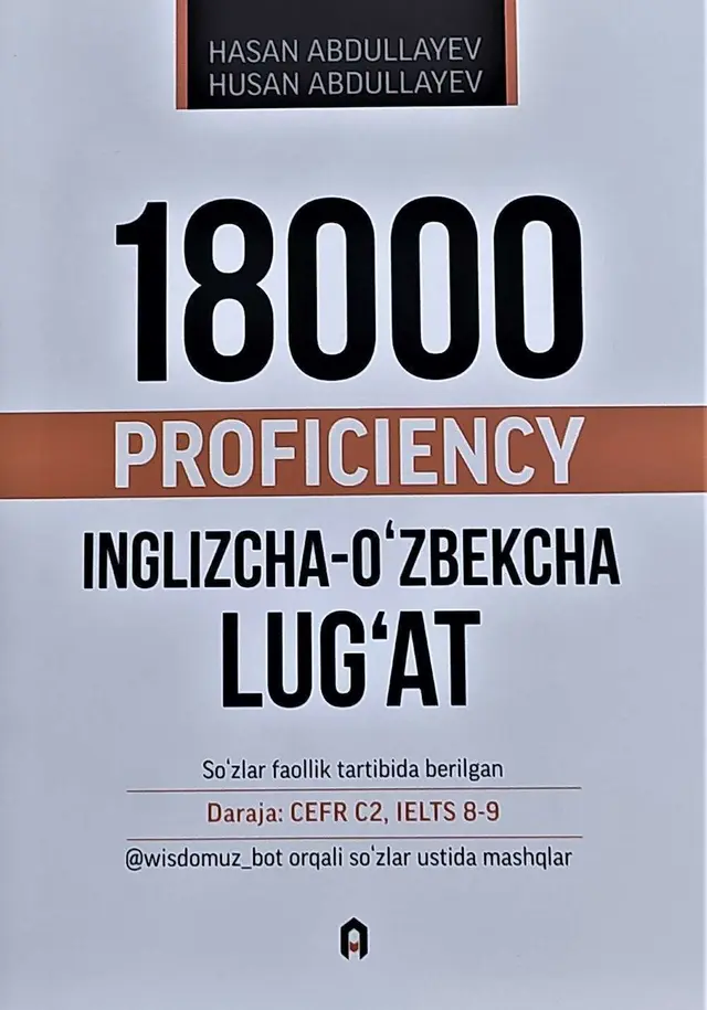 18000 proficiency inglizcha-o'zbekcha lug'at