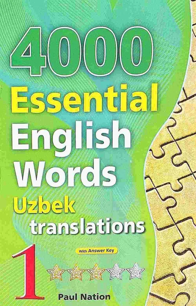 4000 Essential English Words 1 (rangli, o'zbekcha tarjimasi bilan)